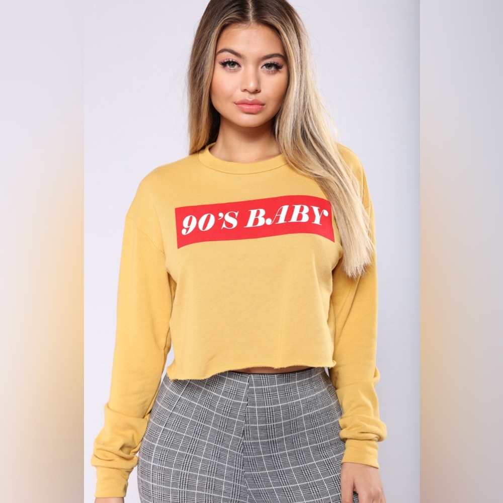 Fashion Nova cropped sweater